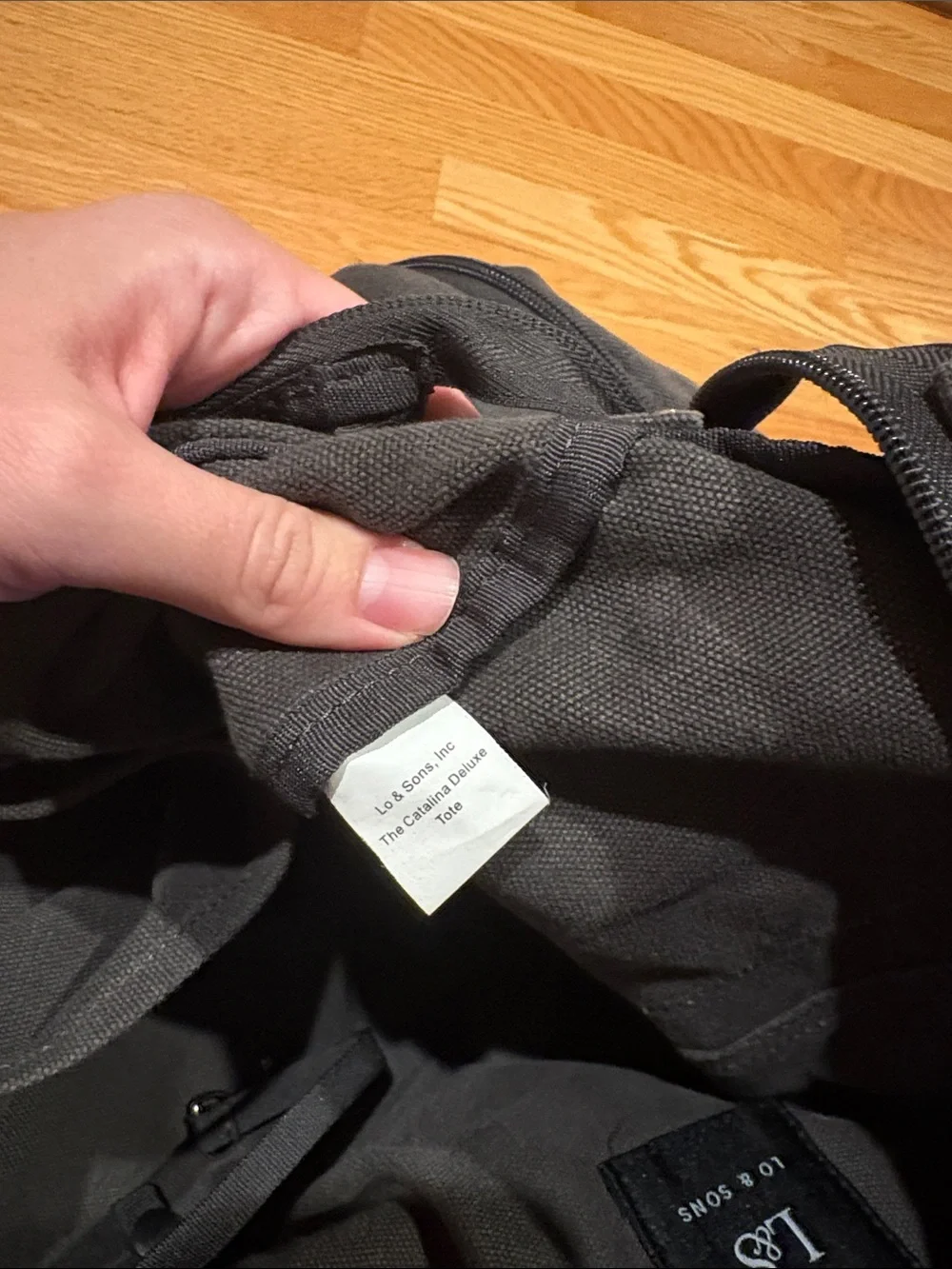 Lo & Sons Catalina Deluxe Tote Canvas Gray